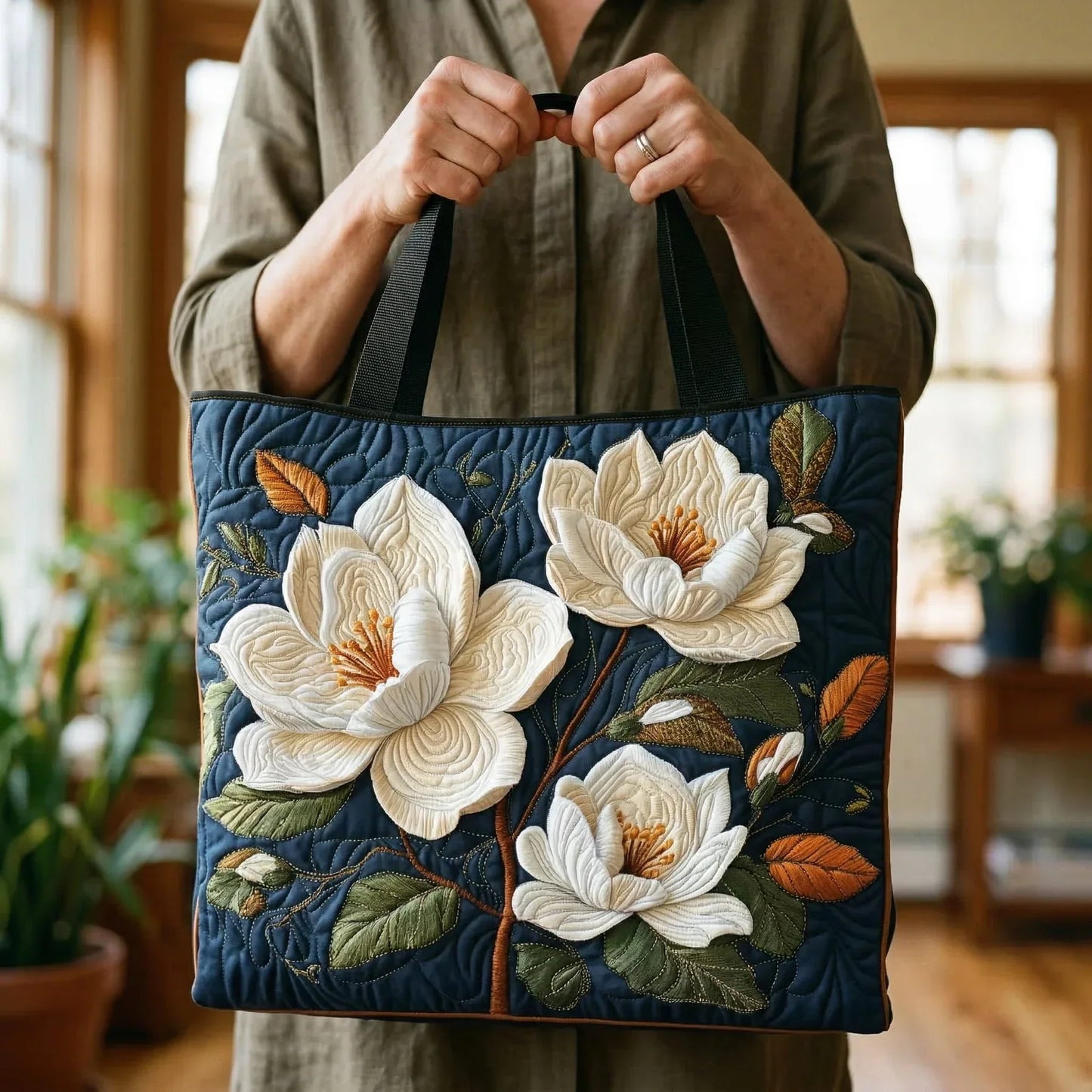 Bolso Artesanal - Magnolia Delicada