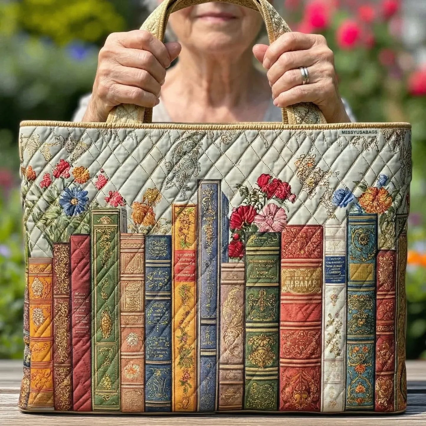 Bolso Artesanal - Biblioteca Encantada