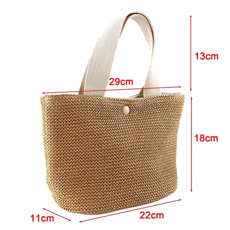 Bolso Isabel | Rafia y Piel