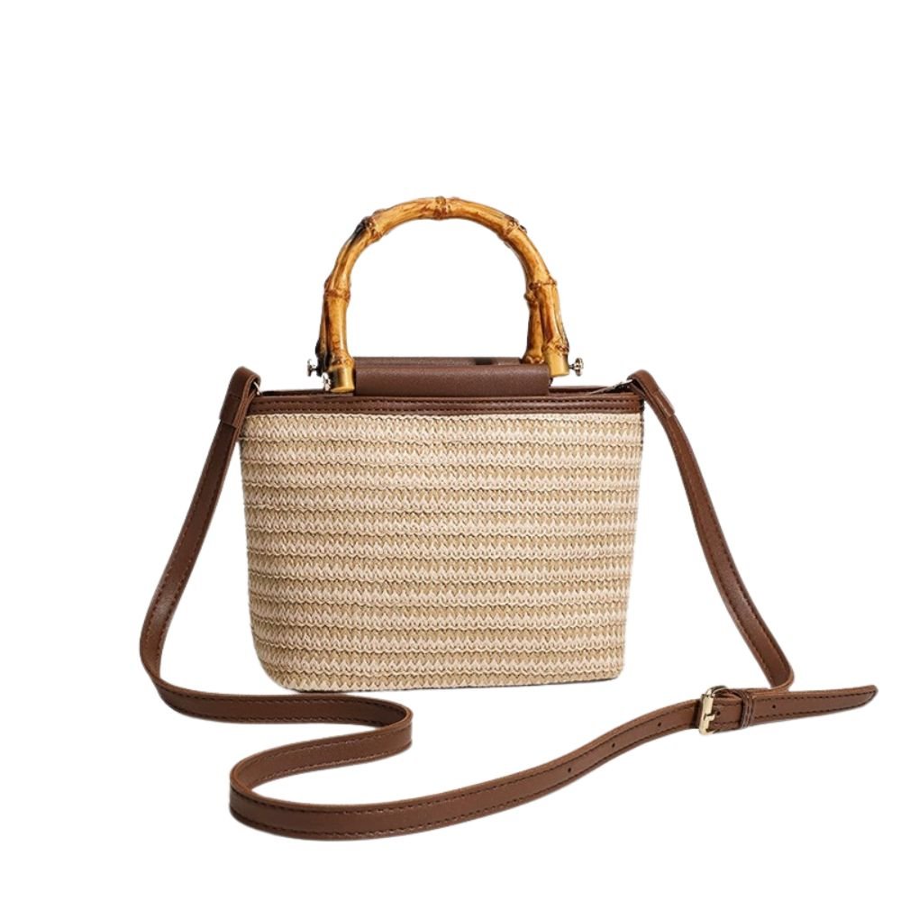 Bolso Fabiola | Rafia y Piel