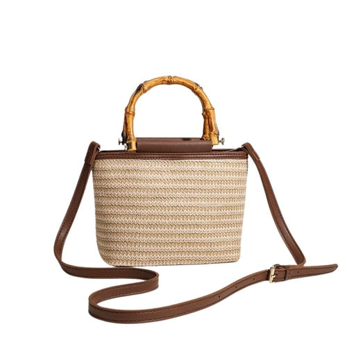 Bolso Fabiola | Rafia y Piel