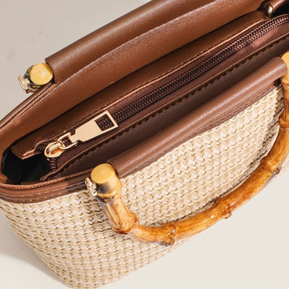 Bolso Fabiola | Rafia y Piel
