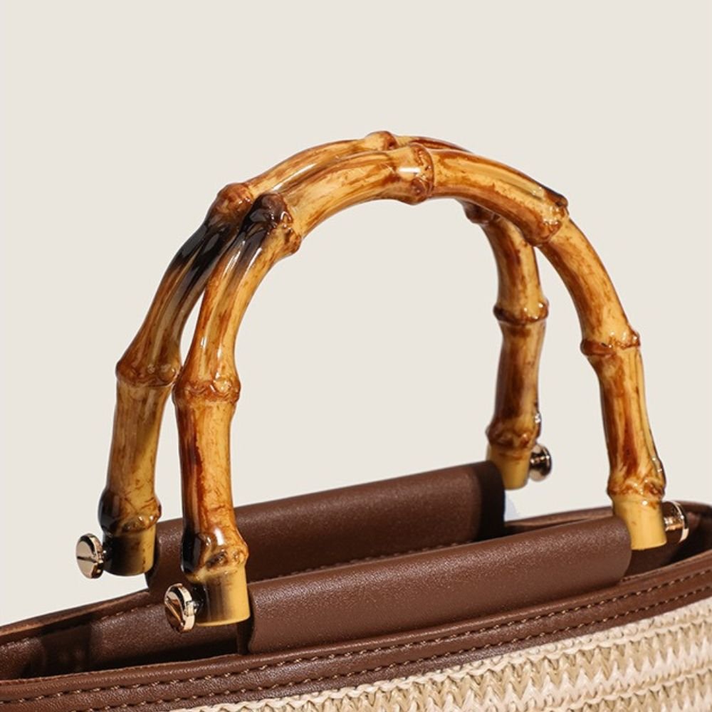 Bolso Fabiola | Rafia y Piel