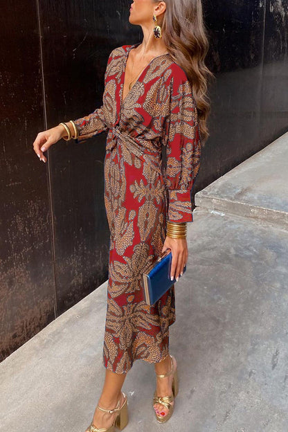 Isadora | Vestido con Estampado de Encanto Atemporal