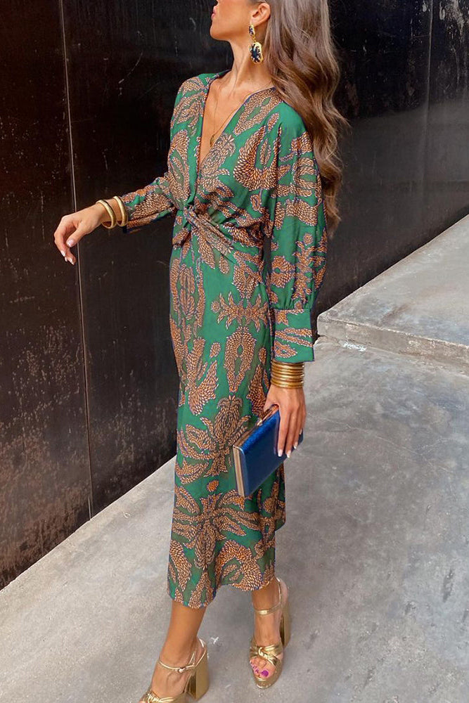 Isadora | Vestido con Estampado de Encanto Atemporal