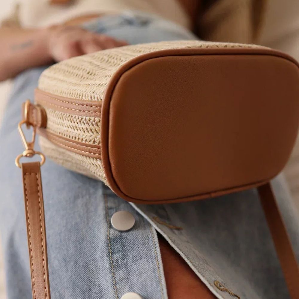 Bolso Tatiana | Rafia y Piel