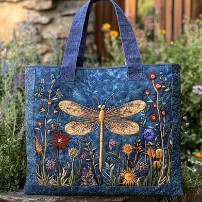 Bolso Artesanal - Libélula Dorada