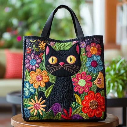 Bolso Artesanal - Gato Negro Encantado