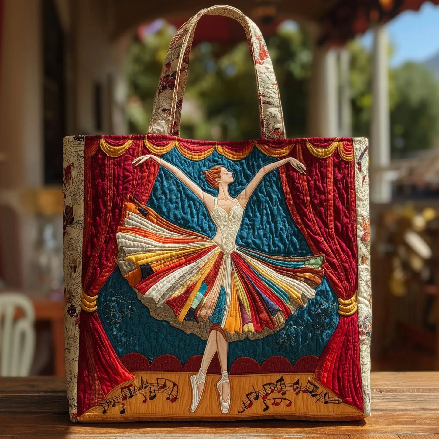 Bolso Artesanal - Bailarina Elegante