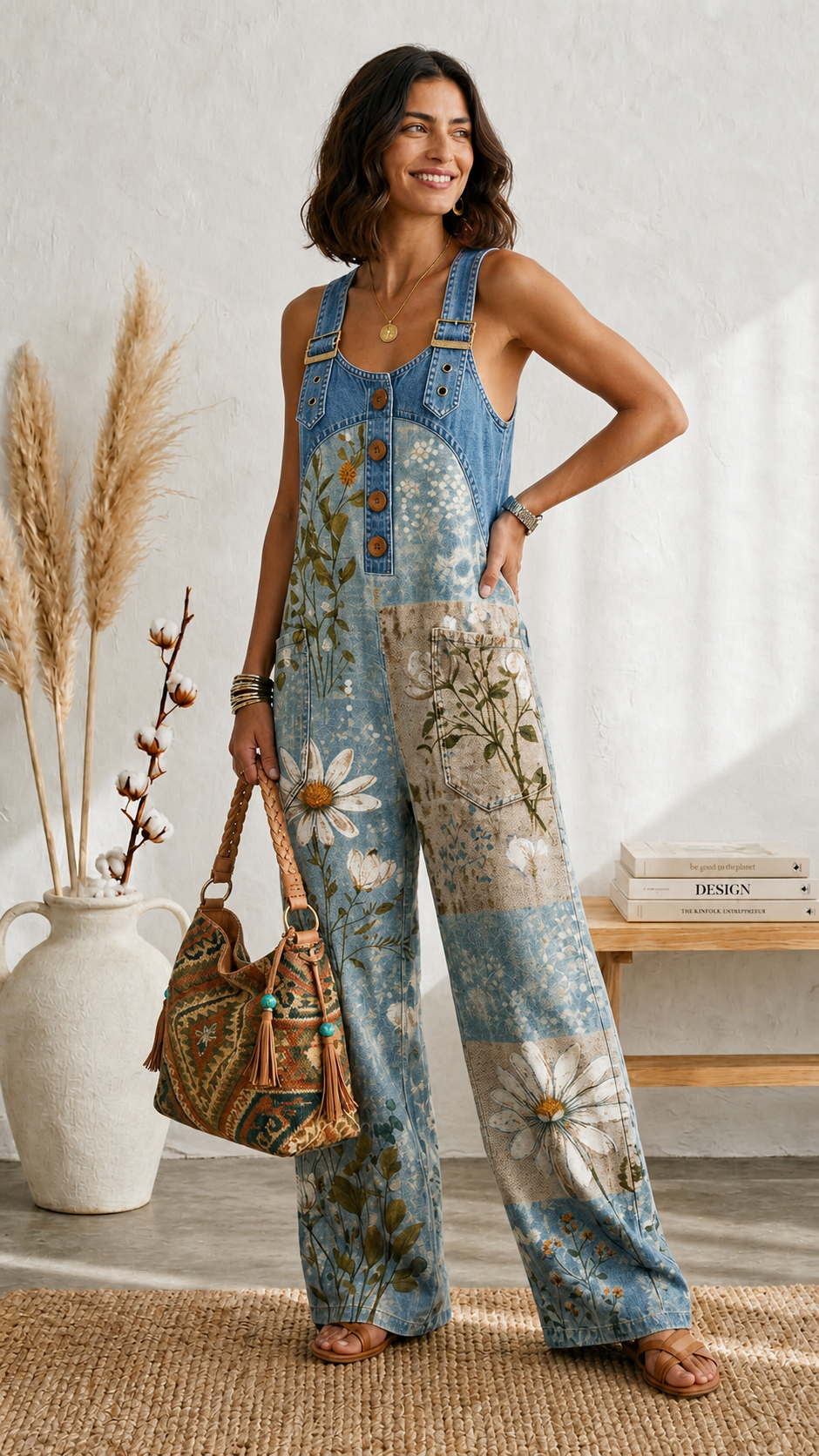 Luna Mono Floral Vintage