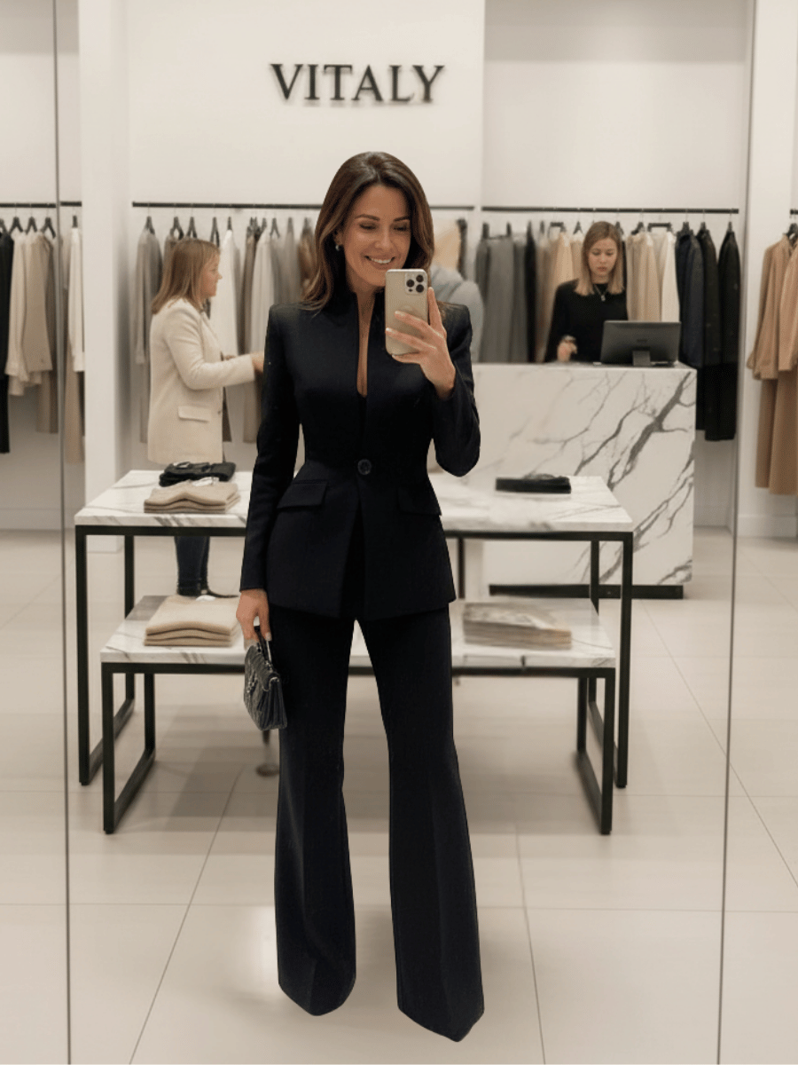 Angela| Elegante conjunto de blazer y pantalón