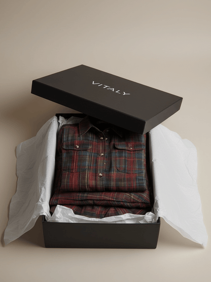 Isabel| Vestido largo de cuadros con cinturón