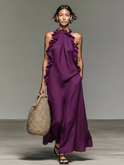 Lora | Abito Maxi con Tasche