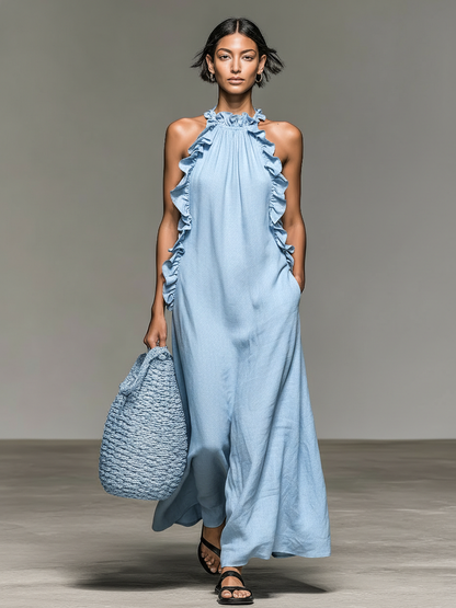 Lora | Abito Maxi con Tasche