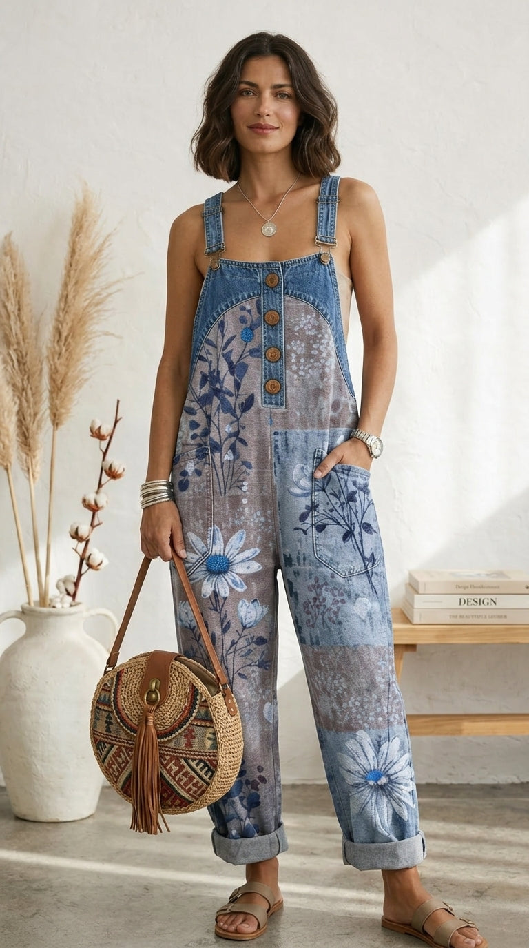 Luna Mono Floral Vintage