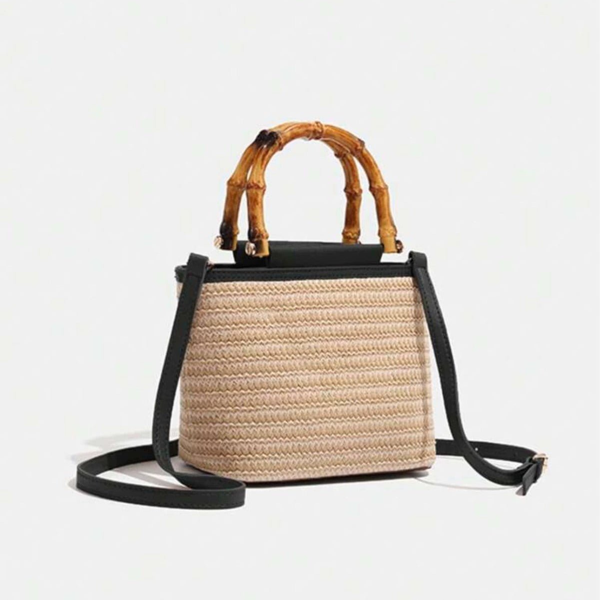 Bolso Fabiola | Rafia y Piel