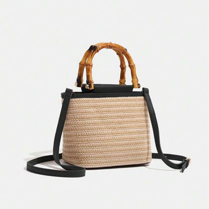 Bolso Fabiola | Rafia y Piel
