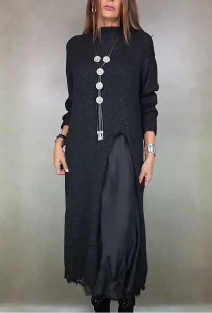 Victoria| Conjunto completo con estilo (suéter largo + vestido)