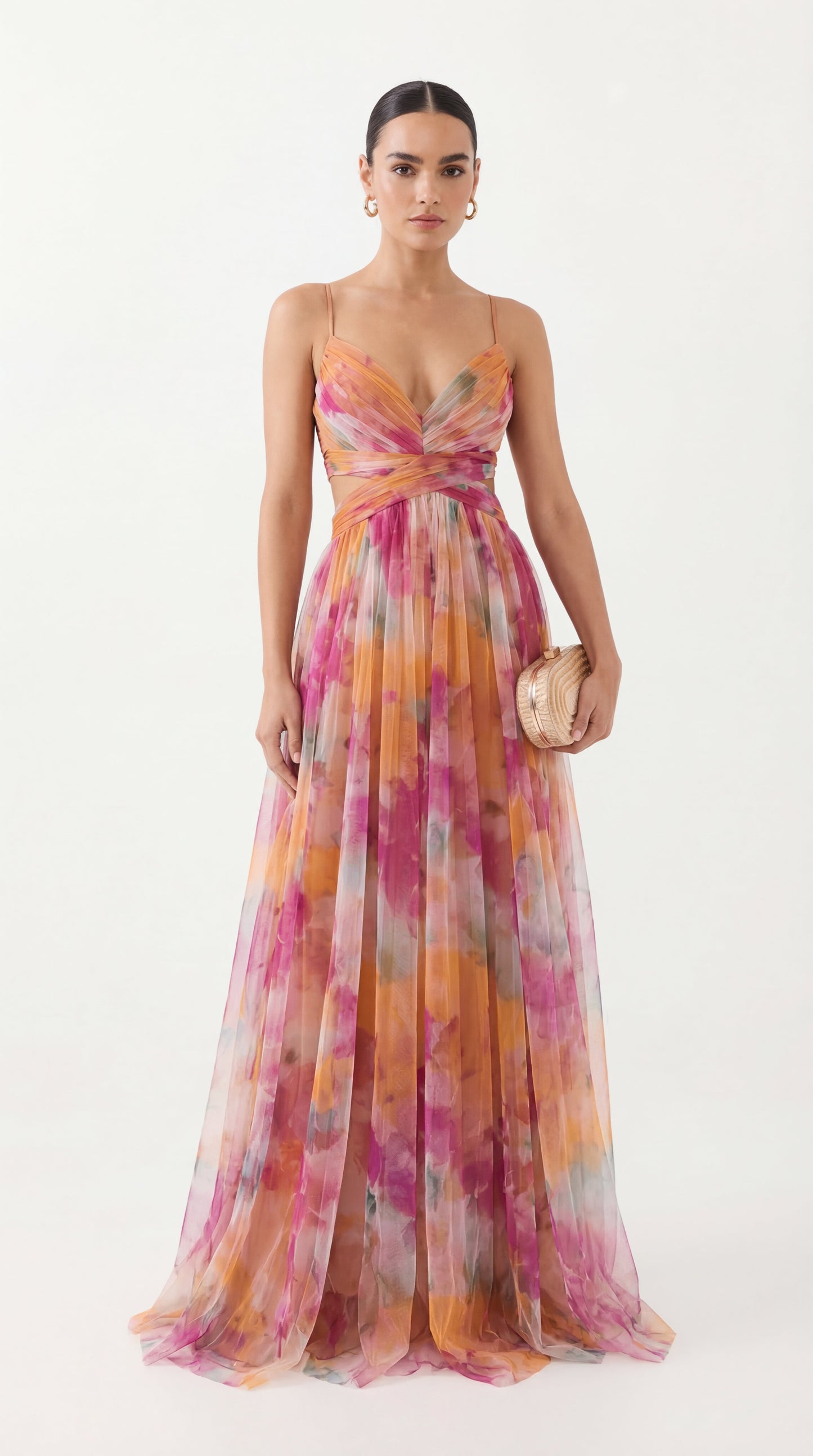 Giselle | vestido largo con estampado floral