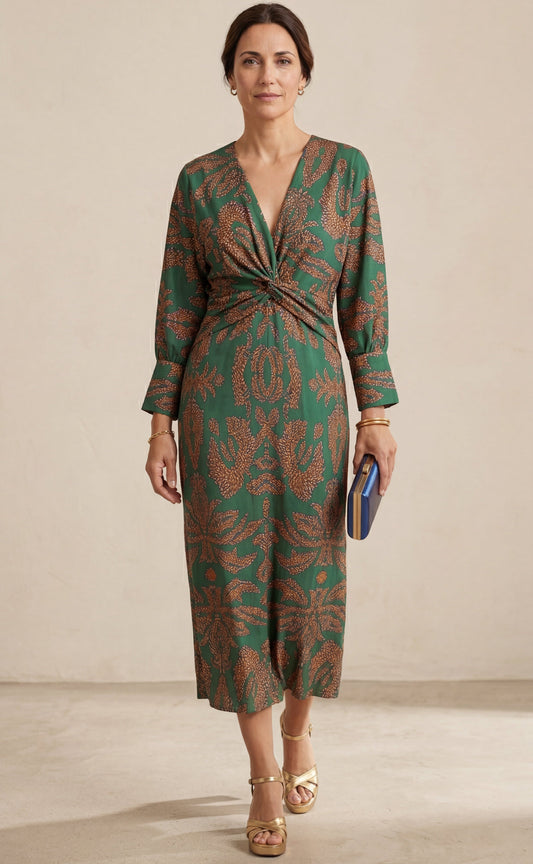 Isadora | Vestido con Estampado de Encanto Atemporal