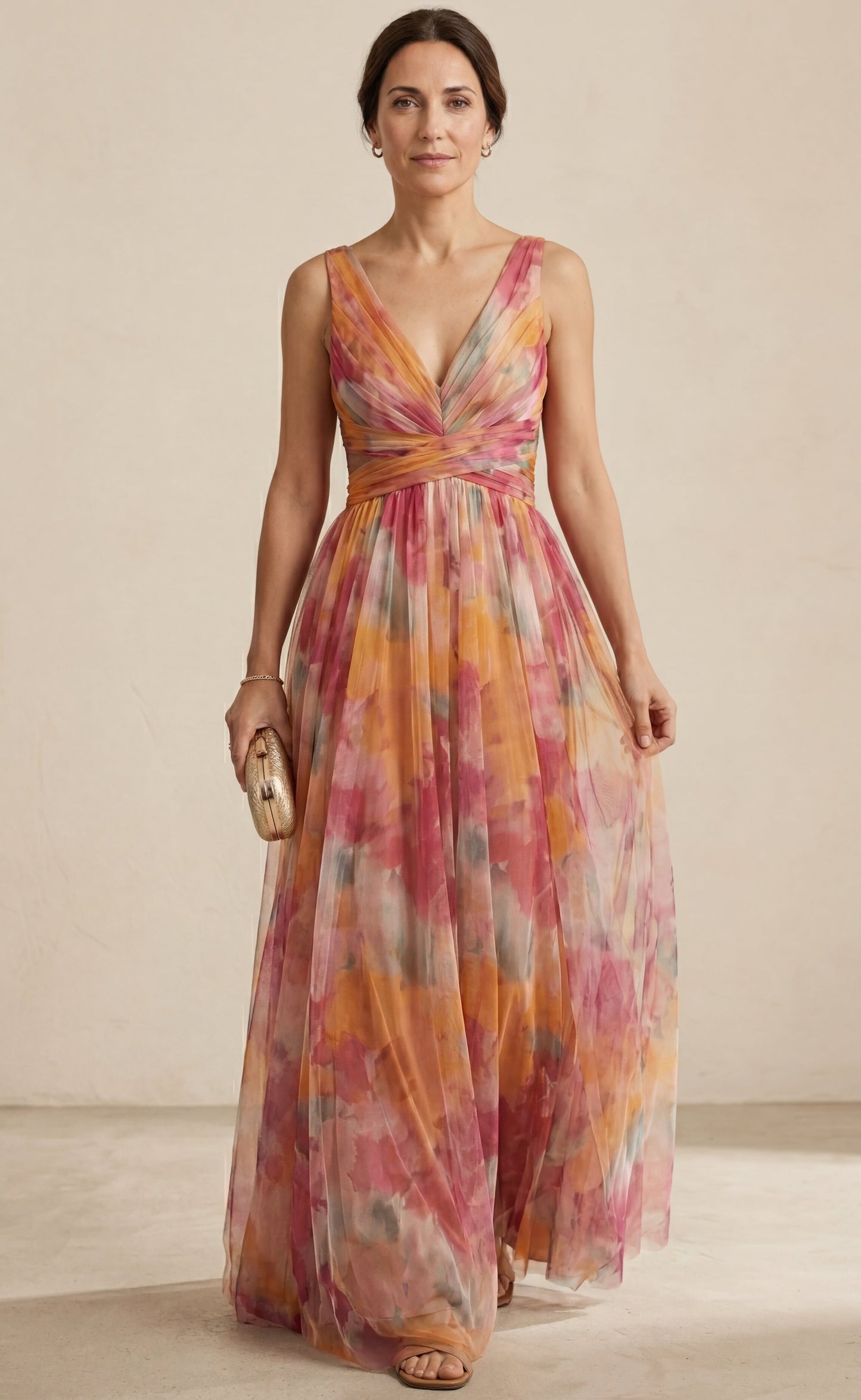 Giselle | vestido largo con estampado floral