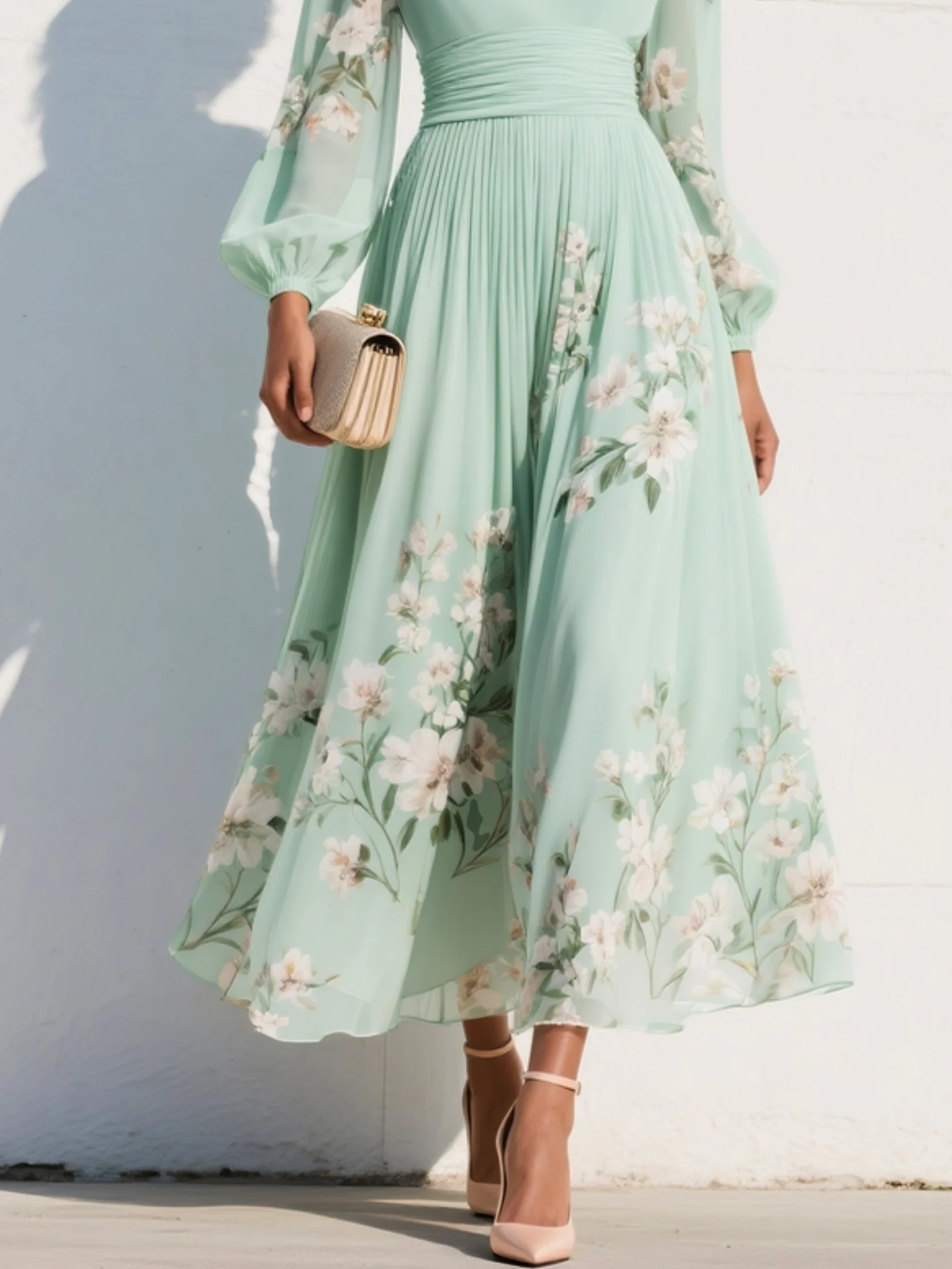 Coral | Vestido Verde Claro