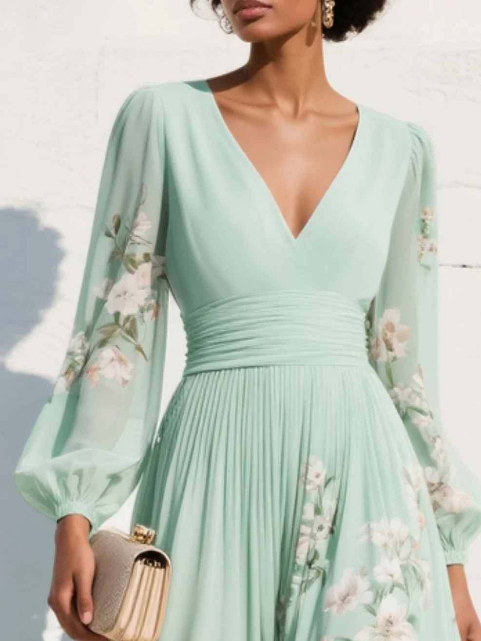 Coral | Vestido Verde Claro