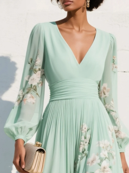Coral | Vestido Verde Claro