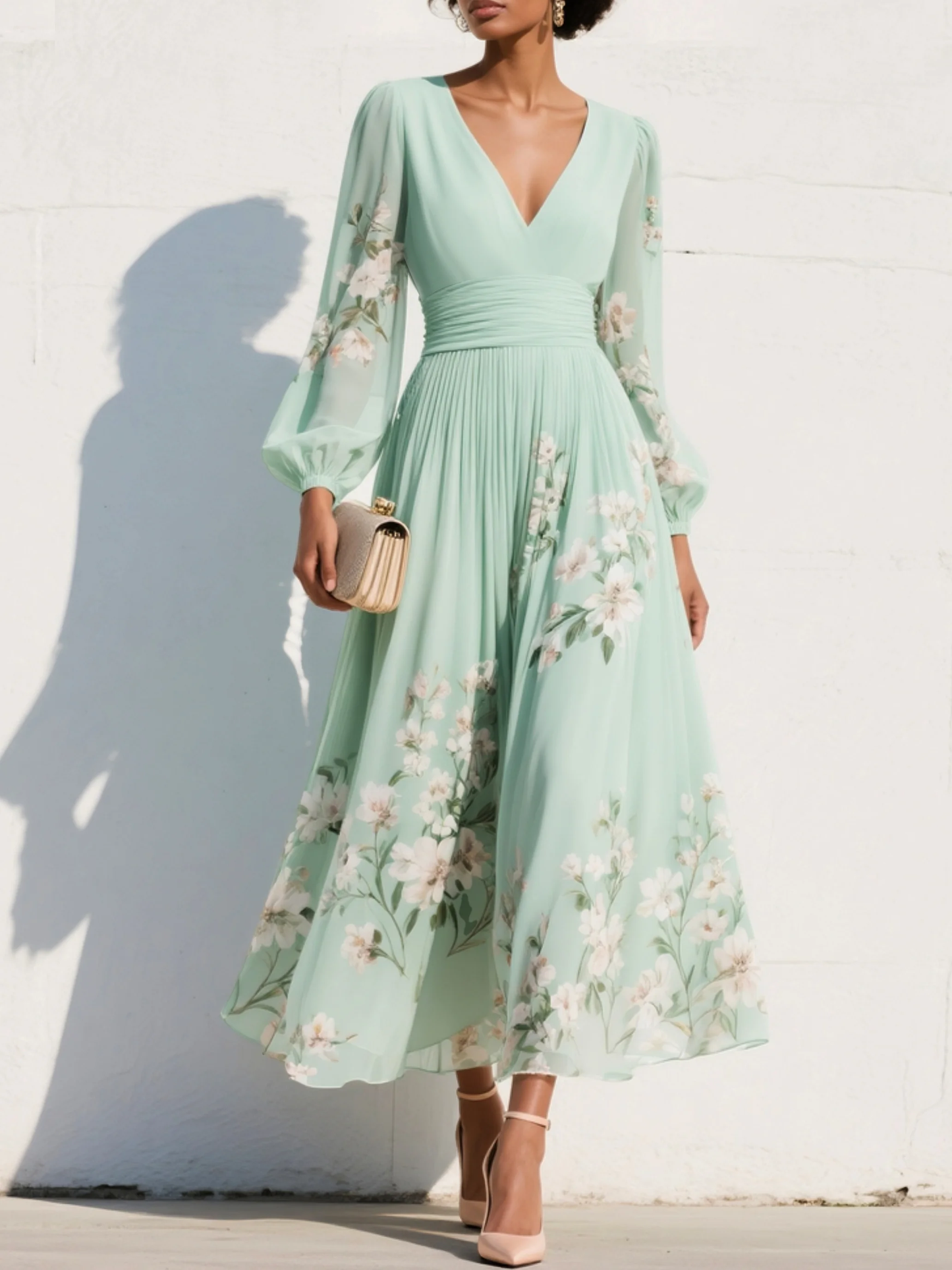 Coral | Vestido Verde Claro