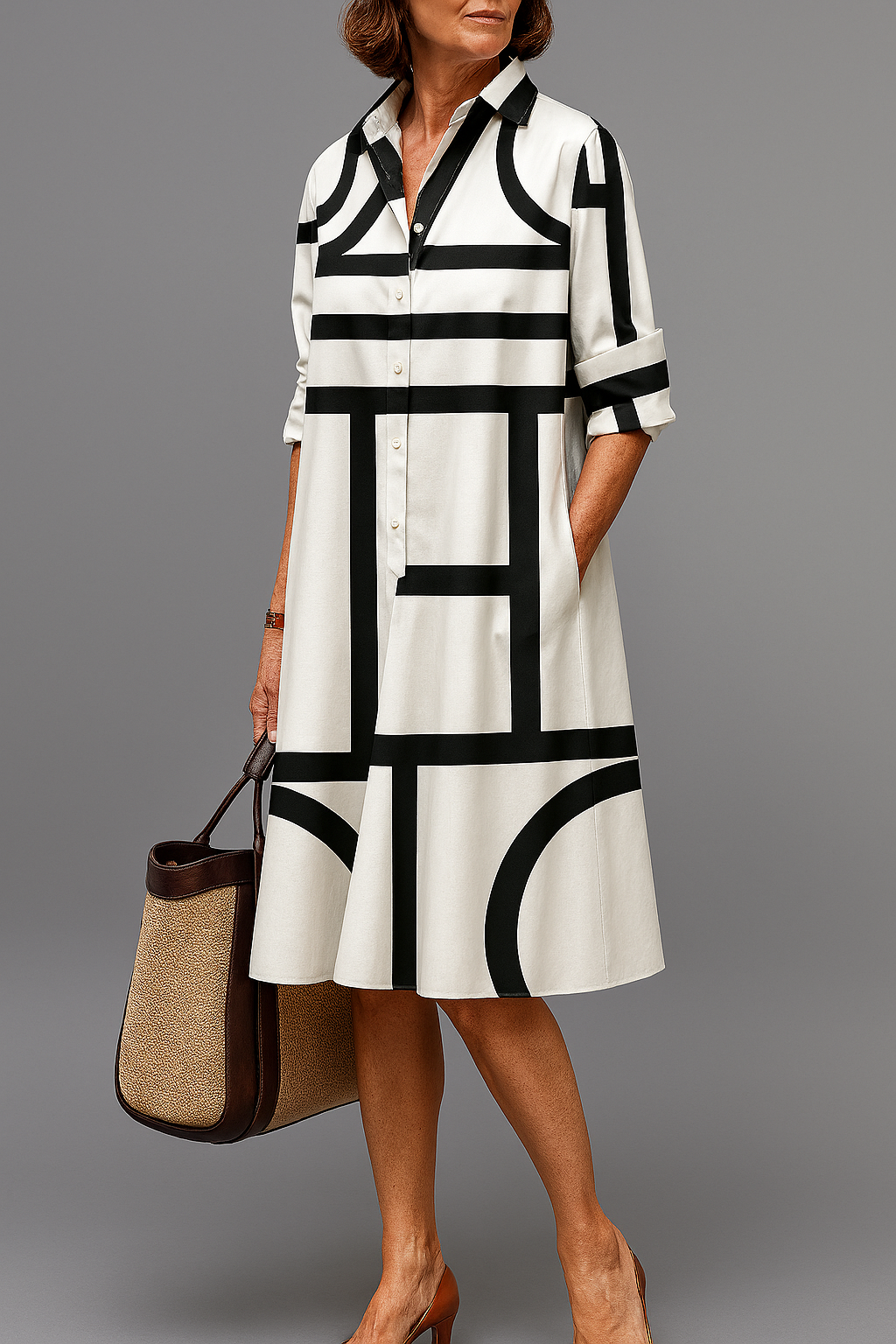 Elisa | Vestido midi elegante