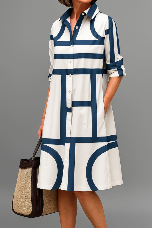 Virtudes | Vestido midi sofisticado