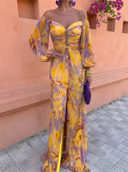 Ludovica | Abito Maxi Floreale
