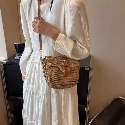 Bolso Sofía | Rafia y Piel