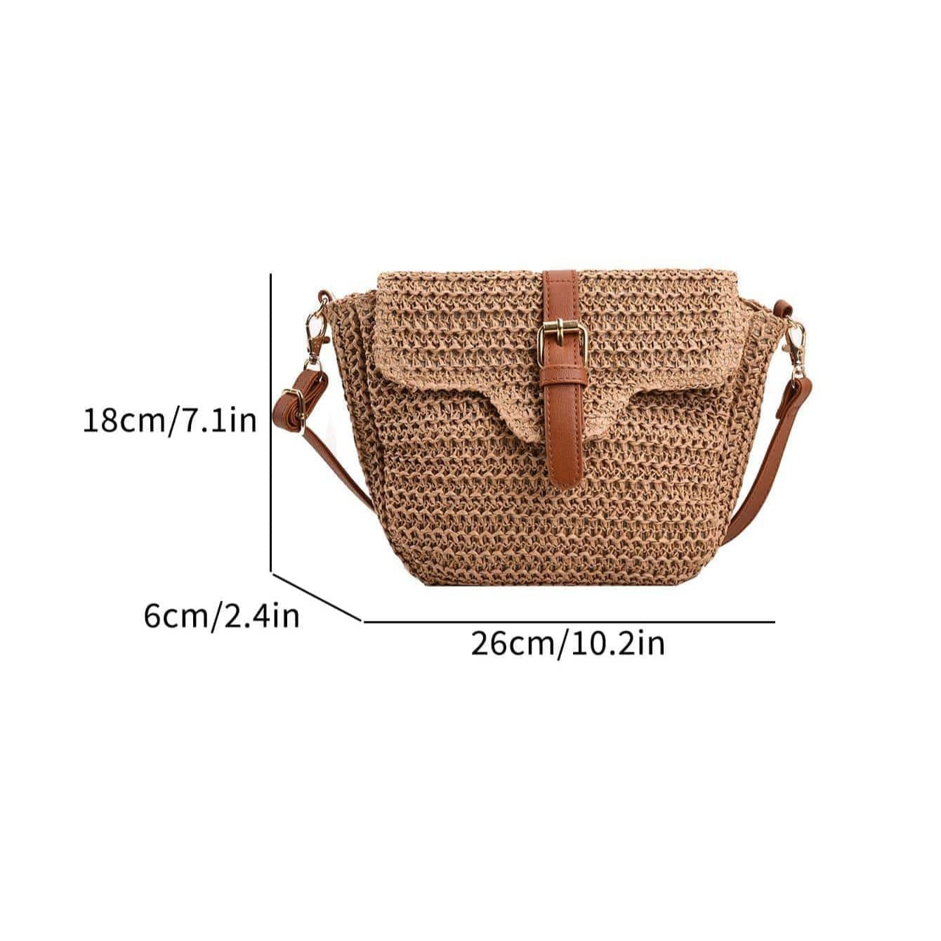 Bolso Sofía | Rafia y Piel