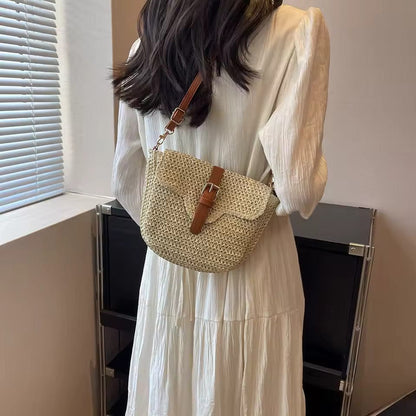Bolso Sofía | Rafia y Piel
