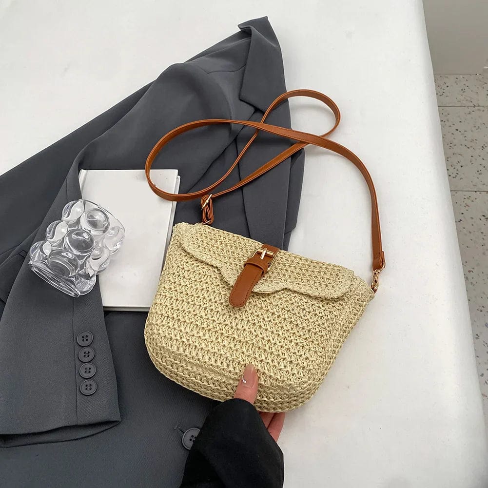 Bolso Sofía | Rafia y Piel