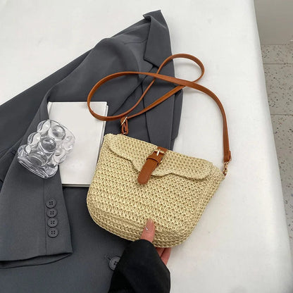Bolso Sofía | Rafia y Piel