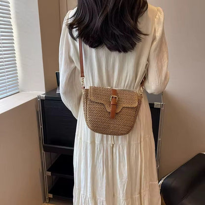 Bolso Sofía | Rafia y Piel