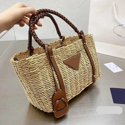 Bolso Sabrina | Rafia y Piel