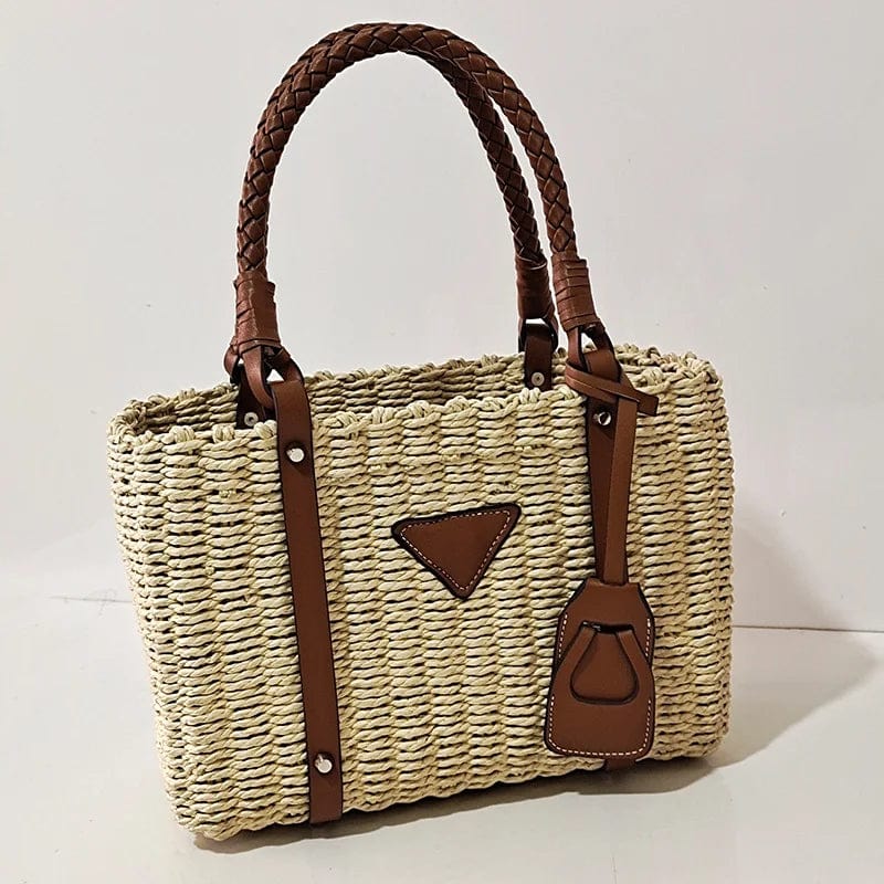 Bolso Sabrina | Rafia y Piel