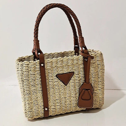Bolso Sabrina | Rafia y Piel