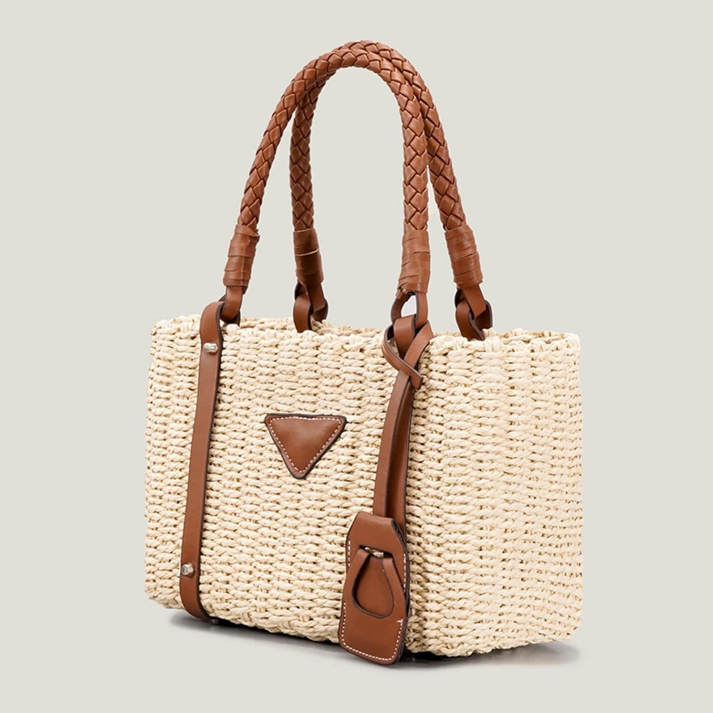 Bolso Sabrina | Rafia y Piel