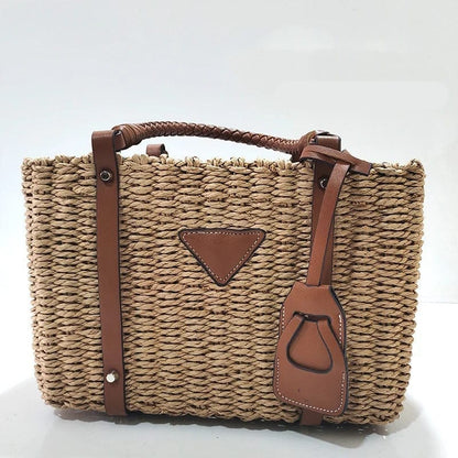 Bolso Sabrina | Rafia y Piel