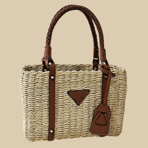 Bolso Sabrina | Rafia y Piel