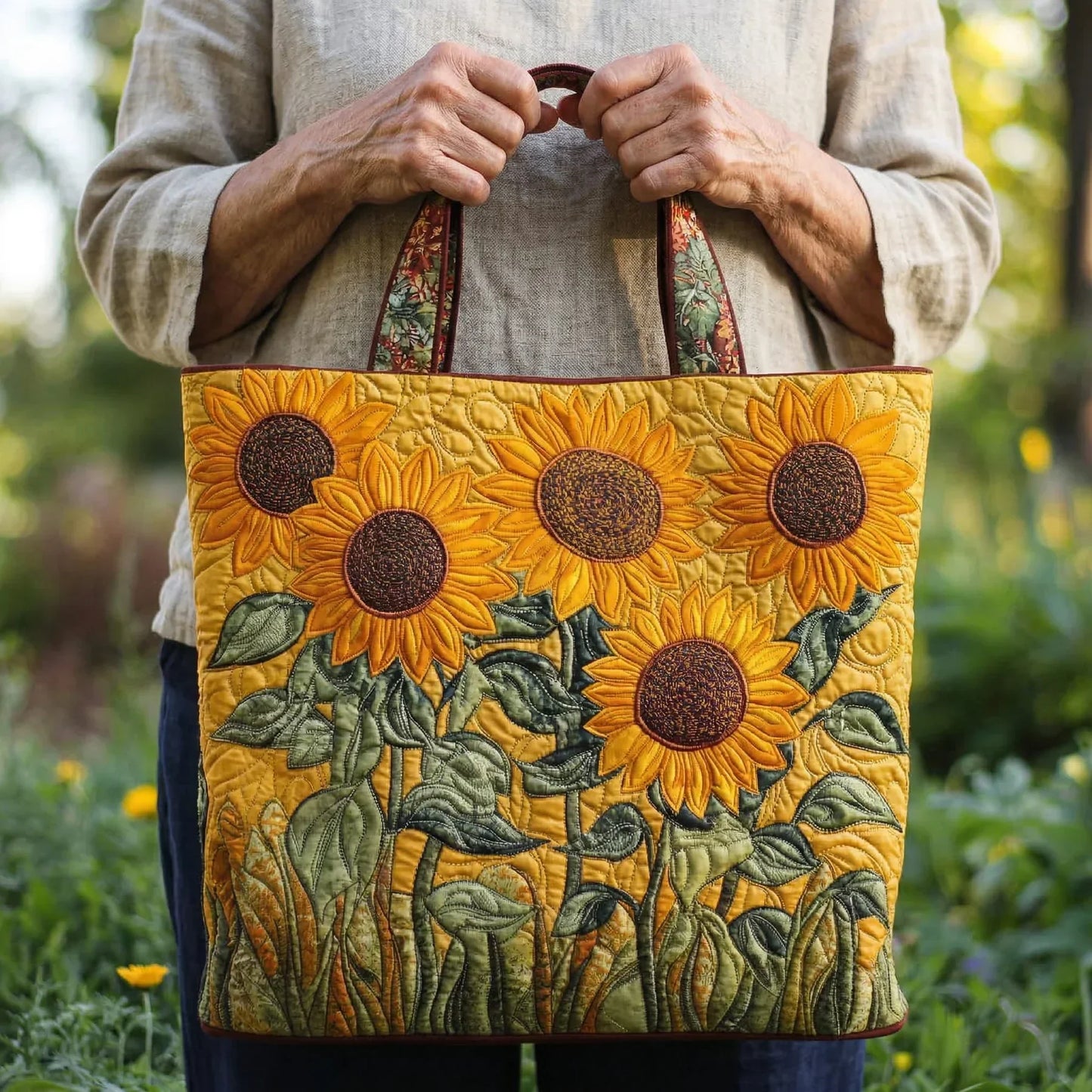 Bolso Clásico - Girasoles