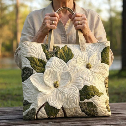 Bolso Artesanal - Lirios Blancos Elegantes