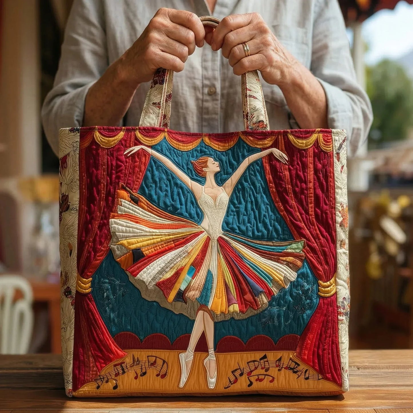 Bolso Artesanal - Bailarina Elegante