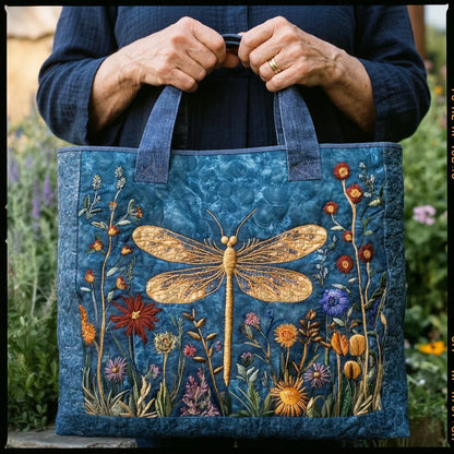 Bolso Artesanal - Libélula Dorada
