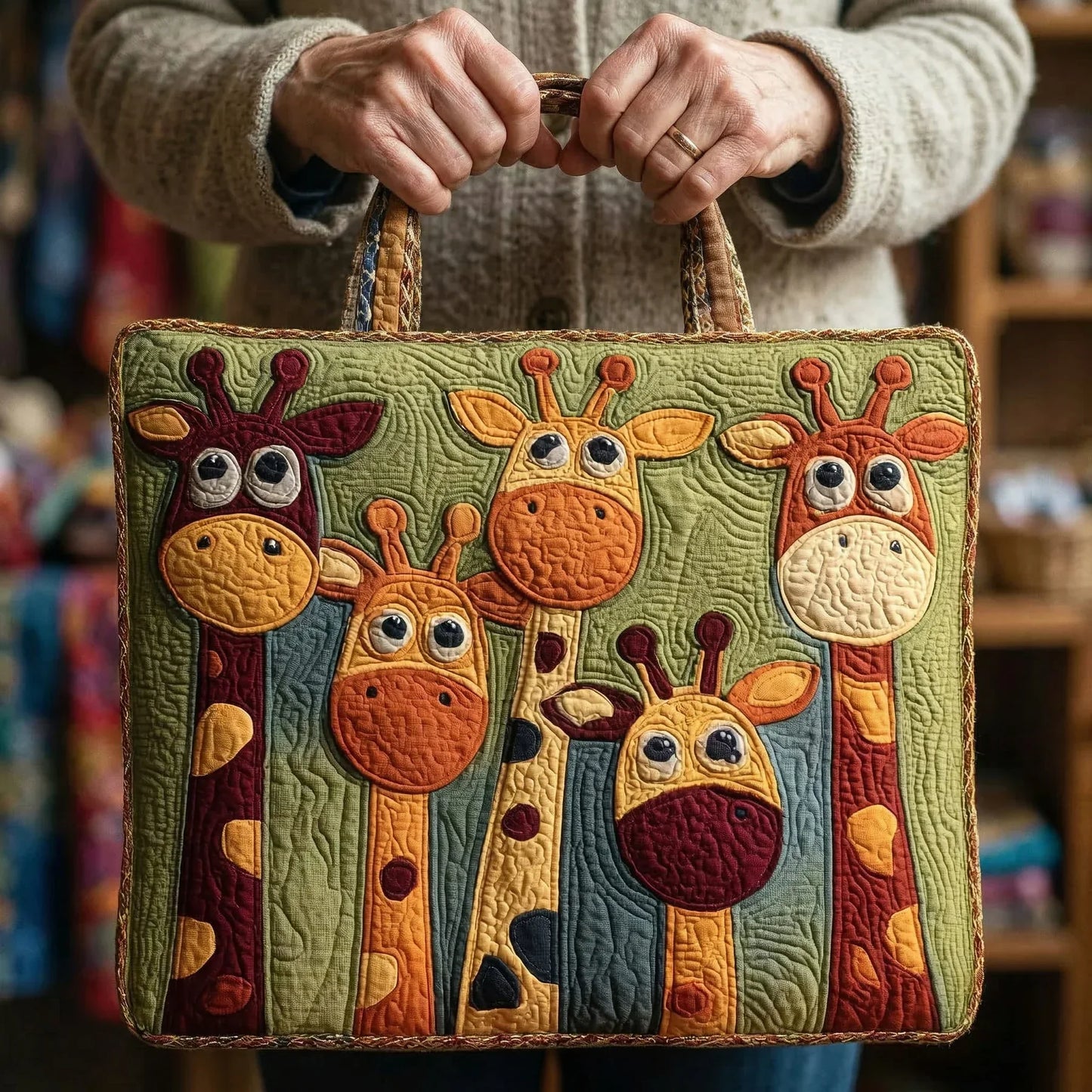 Bolso Artesanal - Jirafa