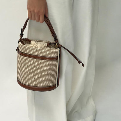 Bolso Renata | Rafia y Piel